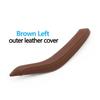 Car Interior Passenger Doors Pull Handle Outer Leather Cover Replacement For BMW X5 X6  F15 F16 2014-2018