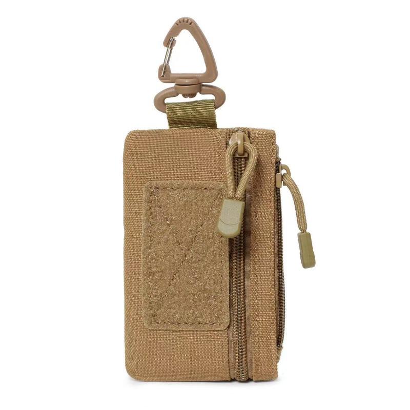 1pcs Outdoor Hiking Camping Waist Bag Daily Casual Waist-Mounted Coin Key Organizer Portable Outdoor Daily Use Storage Pouch