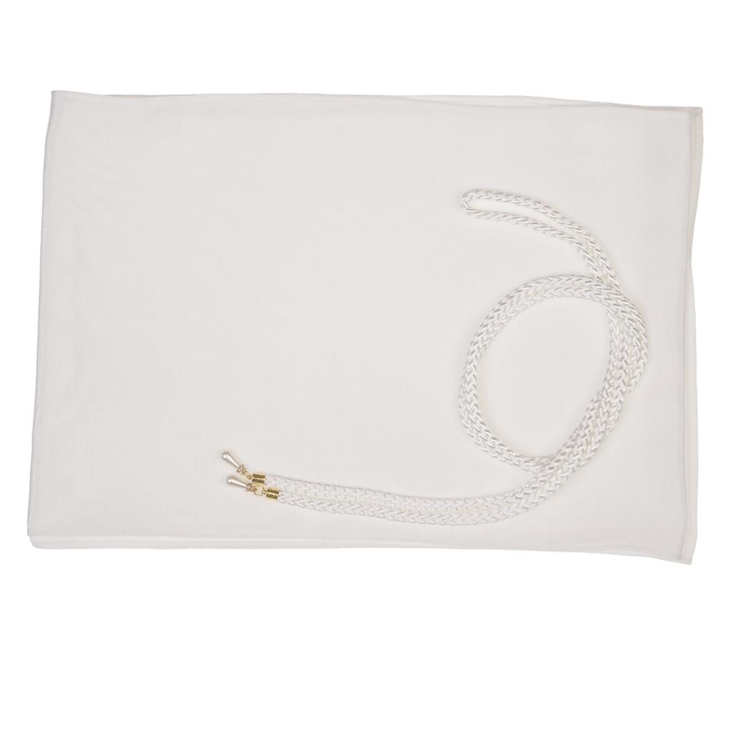 [TOuWA] Obiage and Obijime 2-Piece Set, Plain, Simple, Elegant, Washable, Chirimen Fabric, Japanese Traditional Clothing Accessories, Dressing