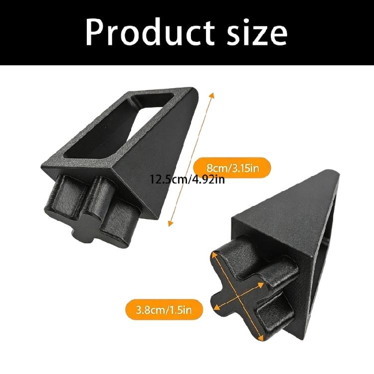 Truck Bed Cargo Blocks 8-Piece Stop Block Set for Cargo Positioning, Delivery Loading Support, and Load Control