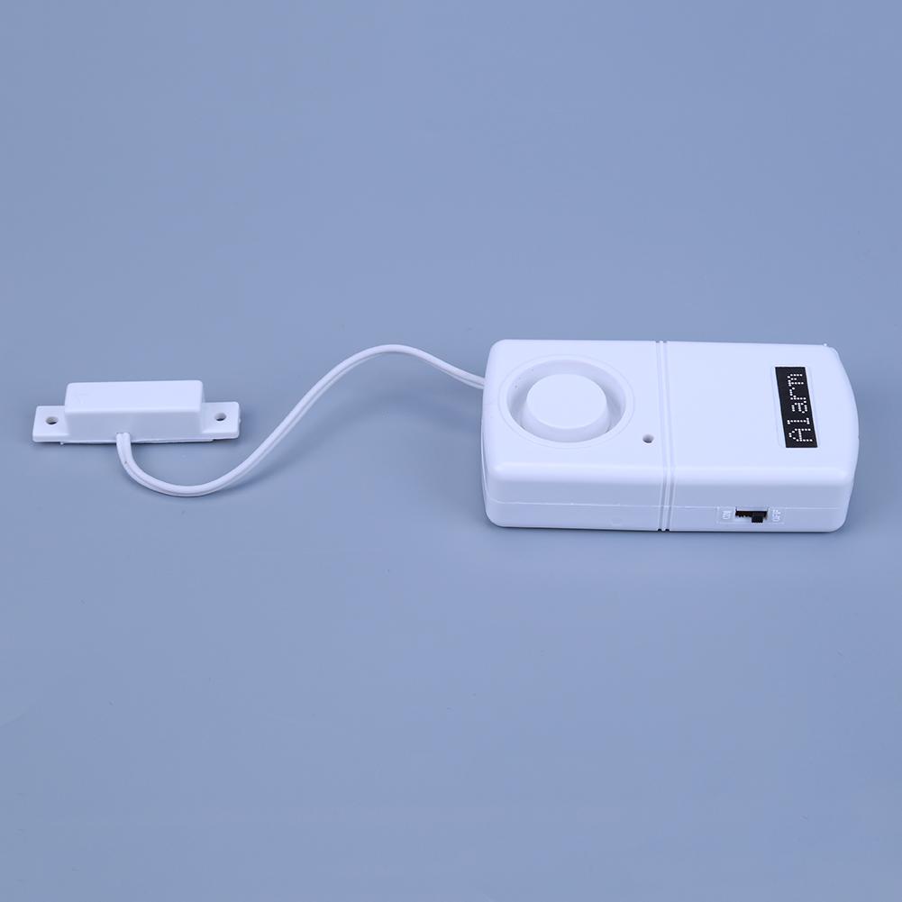 Mini Alarm Sensor Detector Battery Powered Sticky Window Magnetic Alarm System 95Db Loud Voice Easy Installation for Home Office