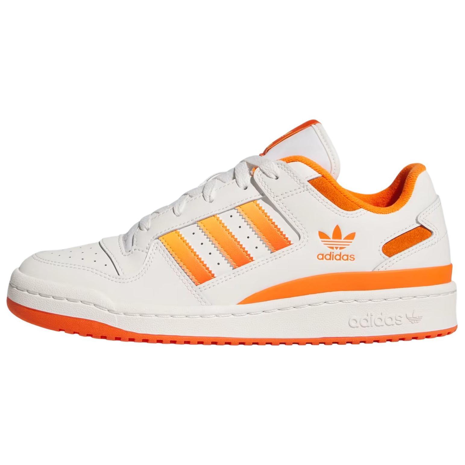 

Adidas Forum Low CL White Orange Men Sneakers Cloud-White Real-Gold JI3267 40⅔