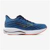 Mizuno Wave Rider 28 Running Thick Blue X Light Green X 4E Shoes, Jogging, Marathon, Training, Sports, Lightweight, Resilient, Sole, Men's, Red, 27.5