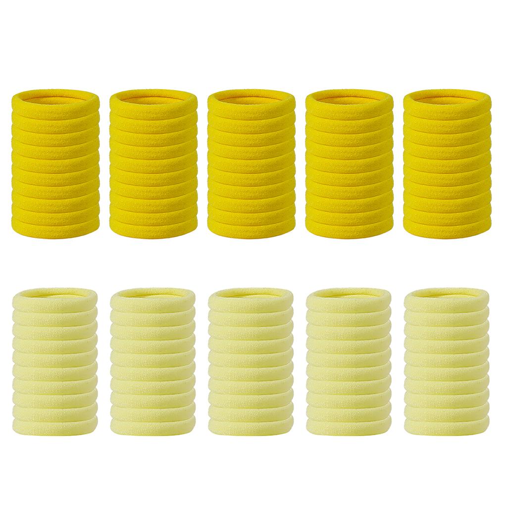 50Pcs/Set Girls Colorful Nylon Elastic Hair Bands Women Rubber Bands Headband Scrunchie Kids Ponytail Holder Hair Accessories
