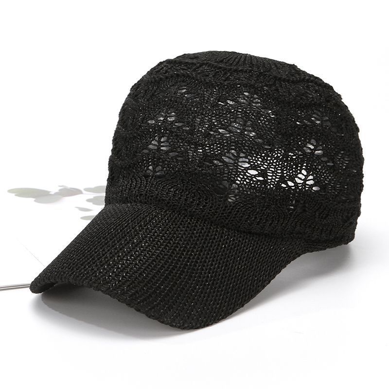 Hat Women's Summer Mesh Breathable Baseball Cap Casual Fashion Cap Outdoor Hollow Sunshade Sun Hat