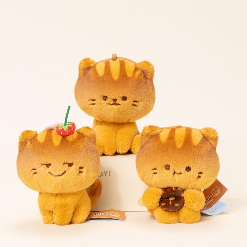 Butter Cat Plush Toys Stuffed Cheese Colour Fruit Flavour Kitten Dolls Toys Pussy Throw Pillow Cushion Home Decor Gift