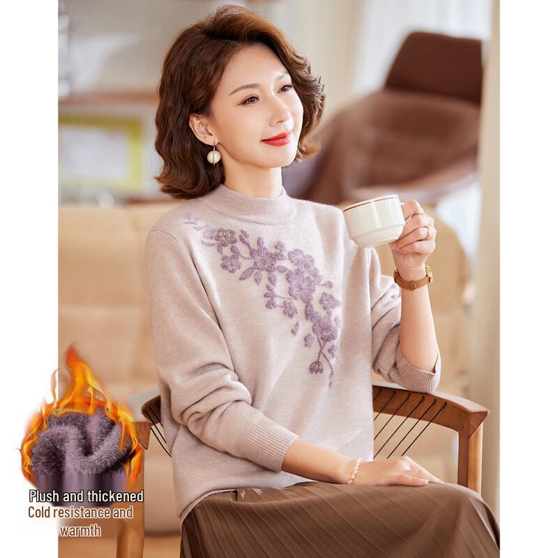 

Women s Fleece Lined Turtleneck Sweater L