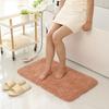 High Quality Soft Microfiber Bath Mat Non-Slip Modern Design Bathroom Carpet Rug with Absorbent Features for Toilet Use