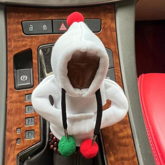 Gear Shift Hoodie Cover Fluffy Gear Shift Knob Sleeve Soft