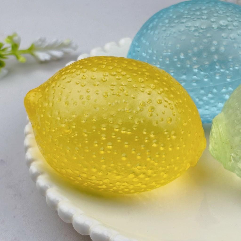 Silicone Lemon Squeeze Toy For Stress Relief And Sensory Development For Girls And Boys