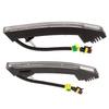 2pcs Car Daytime Running Light LED White   Yellow Front Bumper Turn Signal Lamp Universal