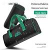 Green Forest Durable Canvas Electrician Tool Bag - Portable Handheld Multifunctional Storage for Woodworking & Repair