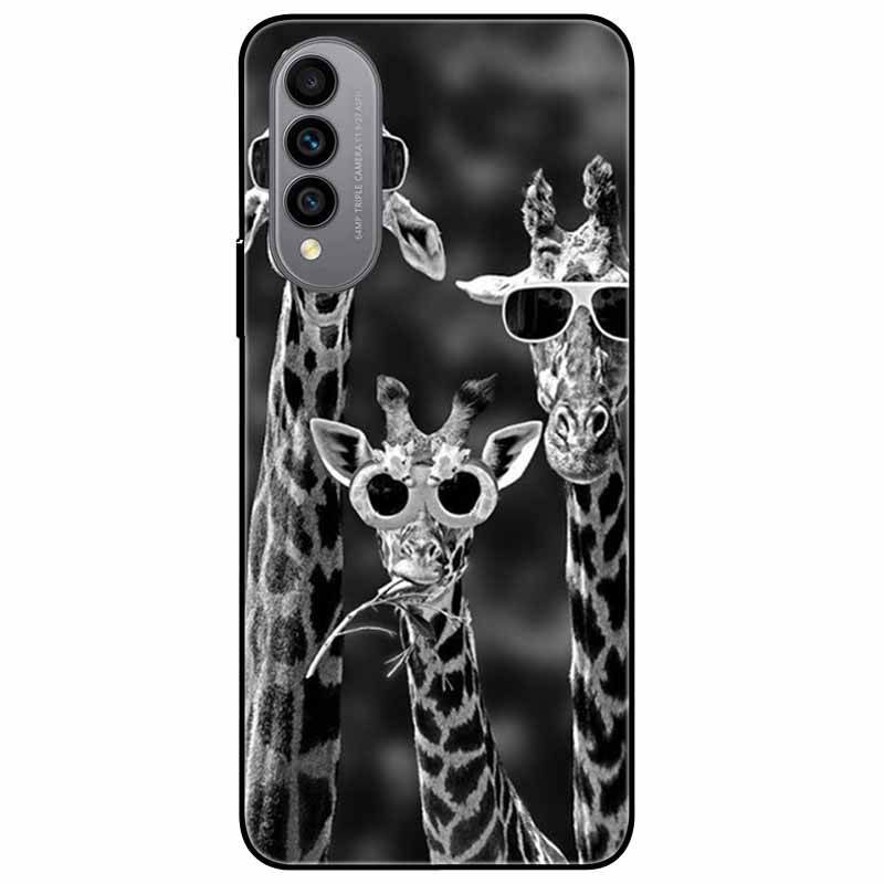 For Wiko T50 Case T 50 Phone Cover Soft Silicone Shockproof TPU Back Cases for Wiko T50 WikoT50 4G 6.6'' Fundas Coques Animal
