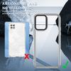 For Samsung Galaxy A22 4G (EU Version)/M22/M32 (Global Version) 4G Case Protective PC+TPU Clear Phone Cover