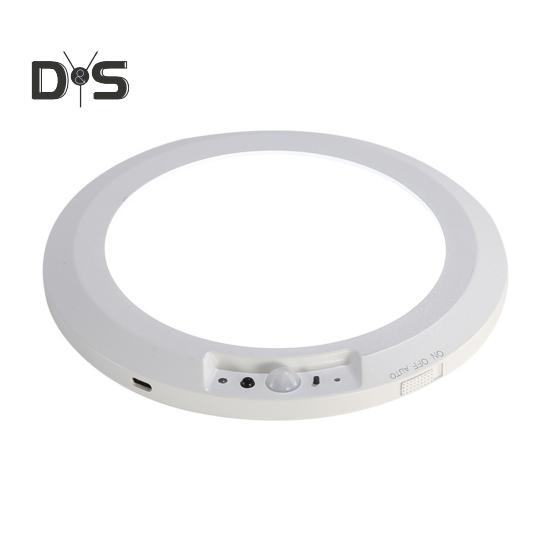 Motion Sensor Ceiling Light with Remote Control 3 Color Temperatures Dimmable Easy To Install Magnetic Wireless Ceiling Light