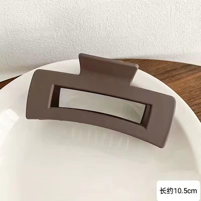 1Pcs Women Girls Hair Claw Clips Coffee Black Hair Claw Nonslip Crab Hair Clips Solid Hairpins Fashion Hair Accessories Gifts