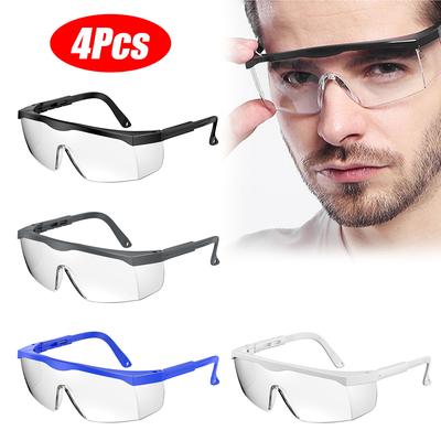 Protective Safety Glasses Spectacles CE Ansi Z87 Eye Protection Dustproof Goggles UV400 Anti Fog Splash Clear Working Eyewear