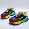 Women Fashion Sneakers Colorful Running Shoes Comfort Lace Up Casual Platform Outdoor De Mujer