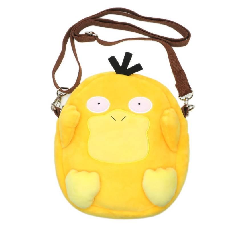 

Cute And Fluffy Psyduck Gengar Cosplay Shoulder Bag Adjustable Strap And Multiple Colors Available Perfect For Fans Of Pokemon жёлтый