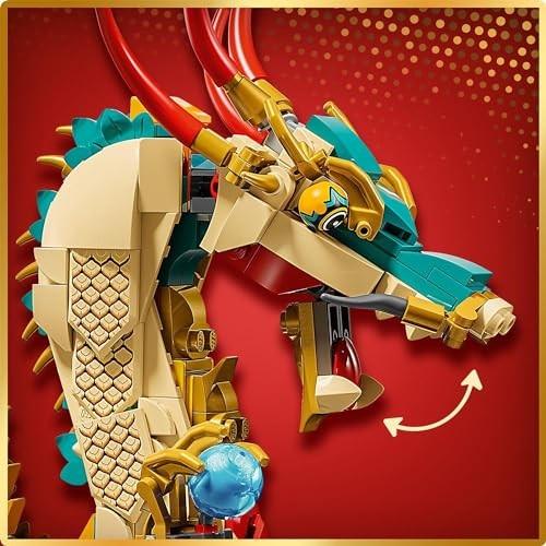 LEGO Festival Asiatic Dragon Norocos Jucărie Cadou Bloc Băieți Fete Copii 9 Ani O