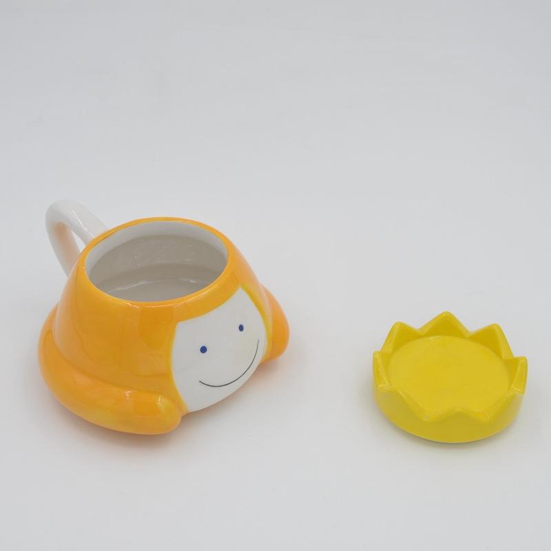 Ceramic Creative Princess Mug Crown Mug Cartoon 3D Mug Kids Fun Mug Coffee Cup