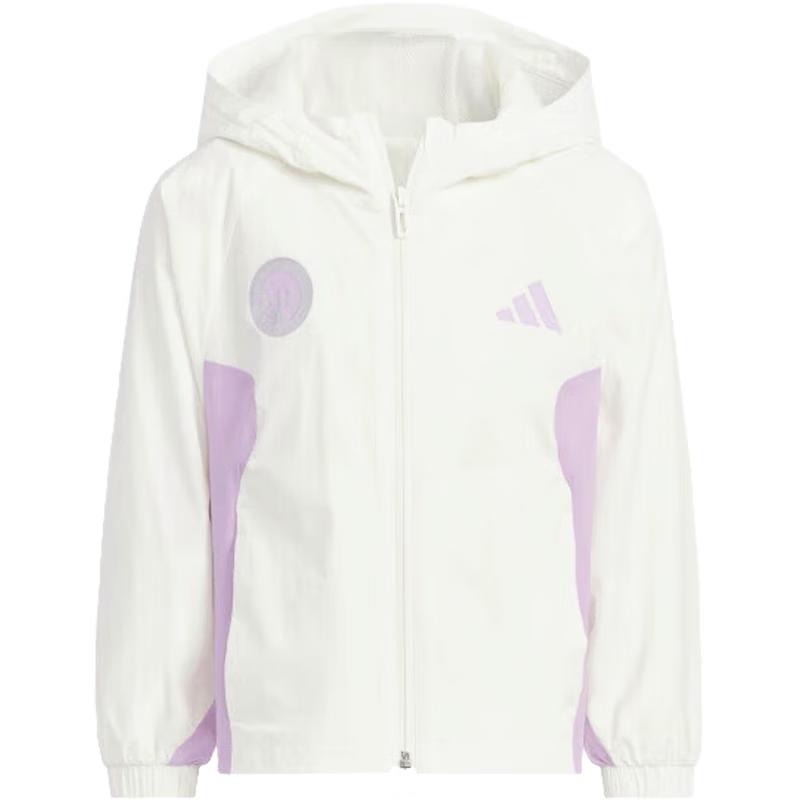 

Adidas Girls Lightweight Cooling UPF50+ Hooded Jacket 116CM