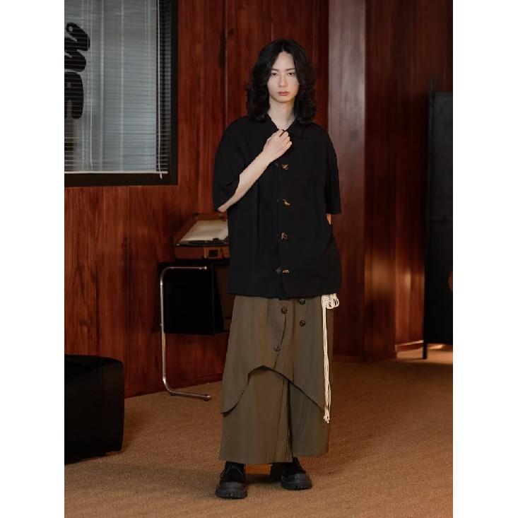 Flip Collar Short Sleeved Polo Shirt Men'S Trendy Brand Summer T-Shirt Korean Version Slim Fit Trend Versatile T-Shirt Top