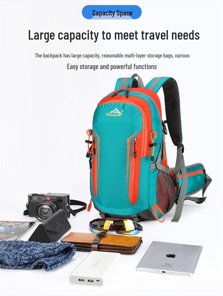 Multifunctional Waterproof Hiking Backpack - Large Capacity for Outdoor Sports, Camping, and Travel - Unisex Design