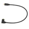 8K 60Hz Micro HD Multimedia Interface Cable Right Elbow Micro HD Multimedia Interface Male to Male Cord OD4.0mm