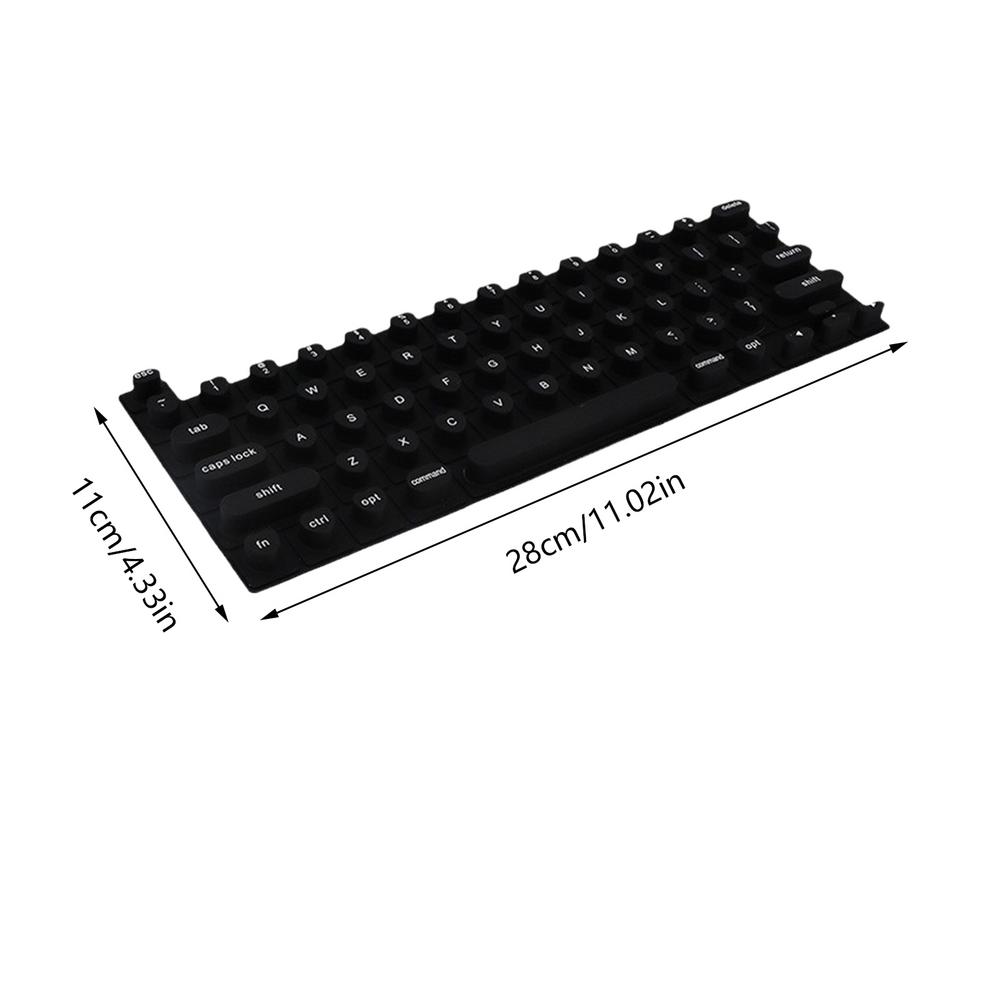 Computer Keyboard Cover Typing Protective Cover For Nail Art Safe Keyboard Cover For Long Nails Nail Art Laptop Keyboard Cover чёрный