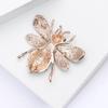 Simple Temperament Alloy Rhinestone Bee Brooch Cartoon Versatile Women'S Sweater Coat Corsage Jewelry Pin