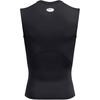 Under Armour HeatGear Round Neck Letter Print Sleeveless Moisture Wicking Slim Fit T-Shirt Men T-Shirts Black White 1361522-002