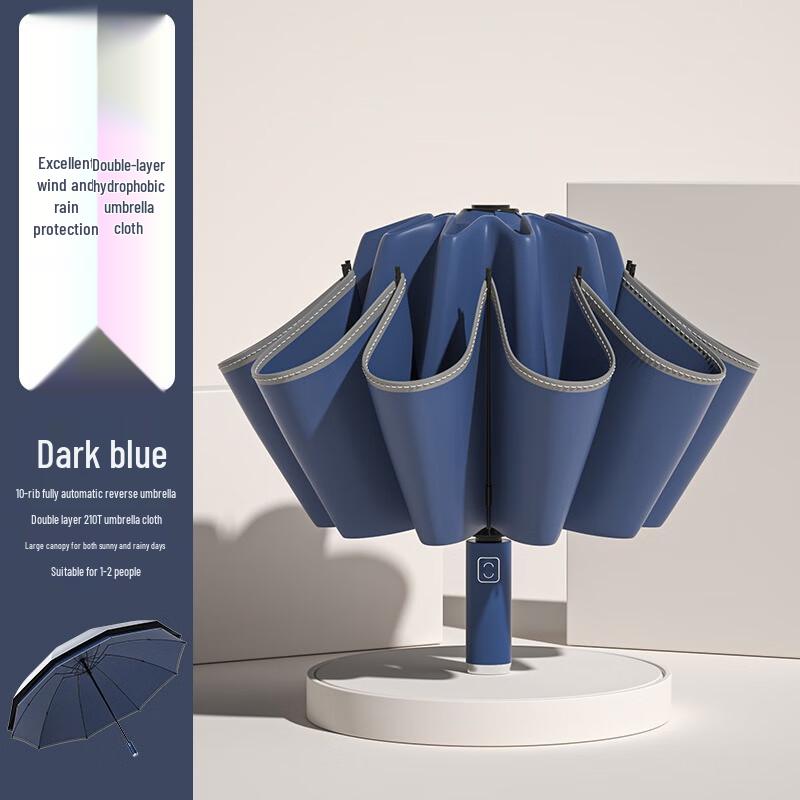 Nanqiao 10-Rib Full Auto Inverted Folding Umbrella