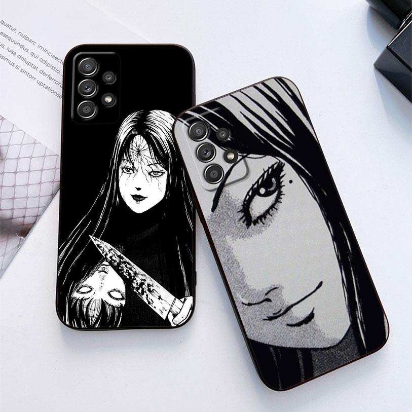 Comic T-Tomies Junjis Ito Phone Case For Samsung Galaxy S24 FE S25 Ultra A03 A04 A05 A06 A12 A13 A16 A26 A35 A36 A56 A55 Cover