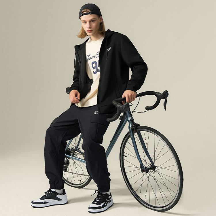 Reebok Soft And Comfortable Casual Jacket Unisex Jacket Black 24FRM109UGH0