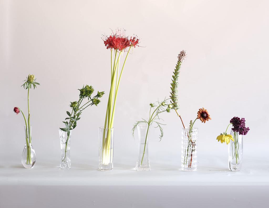 FOYER Unbreakable Vase, Polycarbonate, Stylish, Large, 18cm Tall, 7cm Wide, Product Number: 2300068