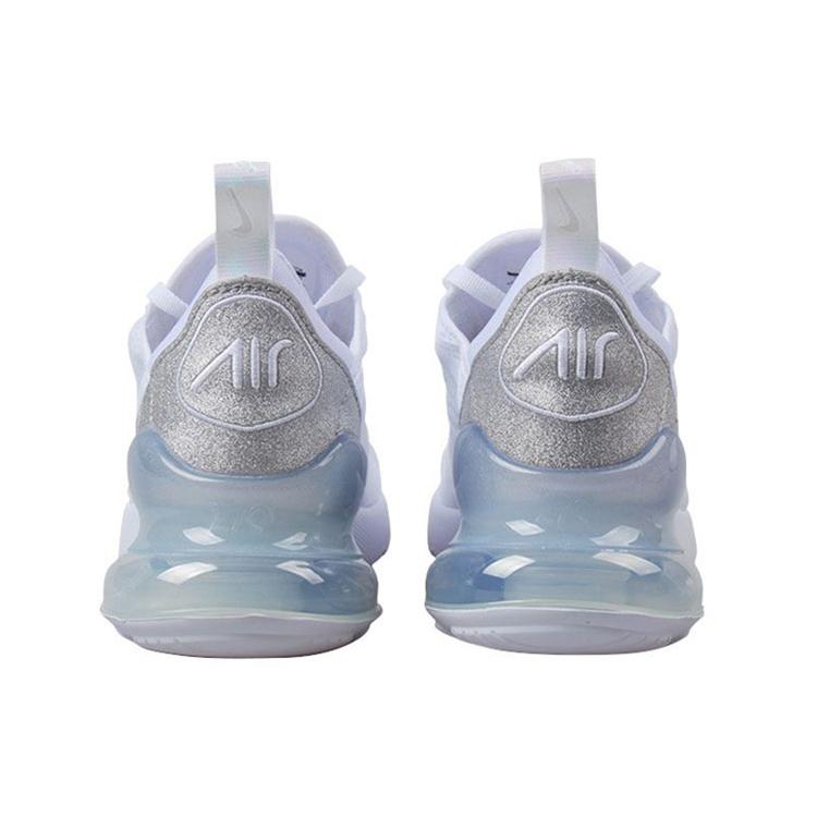 New Nike Air Max 270 Metallic Summit White Women's CD8497-100
