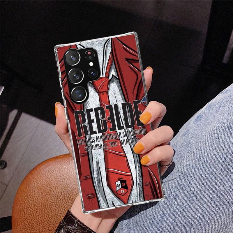 F-Fashion RBD R-Rebelde Phnoe Case for Samsung Galaxy S26 S25 Edge S23 S24 Ultra S22 Plus S21 S20 FE Unique Cover Soft Coque Gal