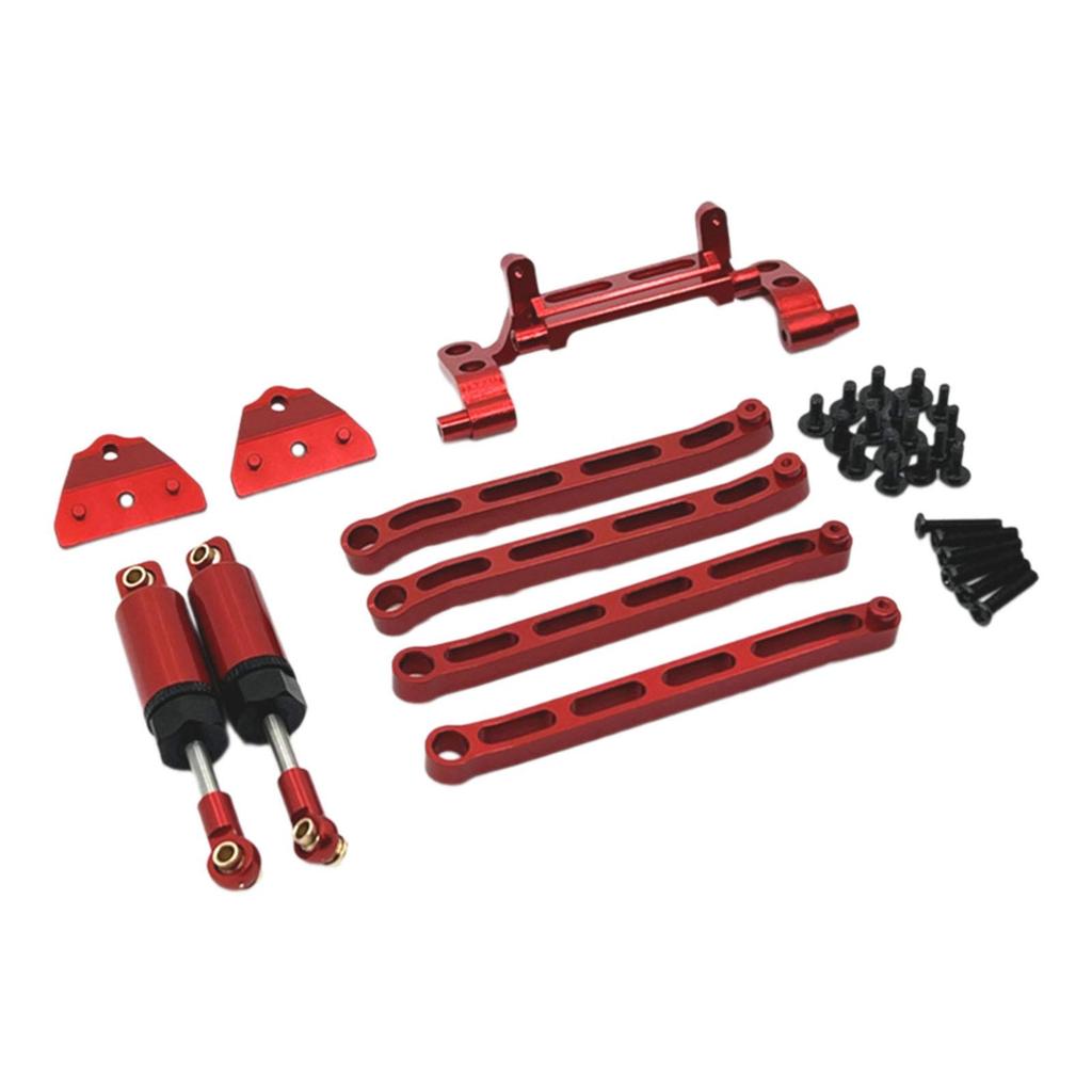 RC Shock Absorber Set Upgrades DIY Accessory Easy to Install Replacement RC Car Pull Rod for MN82 LC79 MN78 1/12 RC