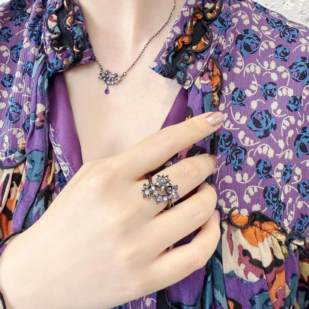 Metal Star Ring SAMR0788L XV [Anna Sui]