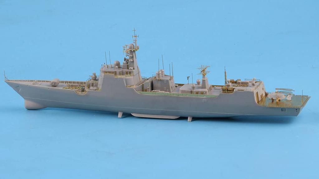 Tetra Model Works SE-Serie für Zerstörer Typ 052C der chinesischen Marine, Kunststoff-Modellteile SE7034, 1/700 (für TR)