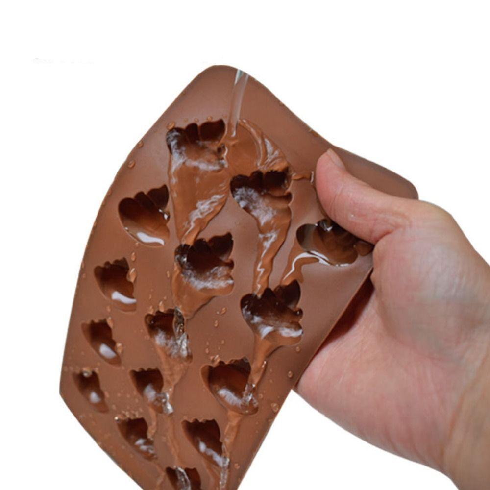 15 Fächer Poop Silikonform Lachendes Gesicht Schweineförmige Kerzenform Mini Poop Schokoladenform DIY