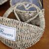 Straw Basket Wall Hanging Flowerpot Wall Art Woven Planter Home Decor