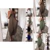 Elegant Plus Size Women Summer Maxi Dress With Sleeveless High Waist Design