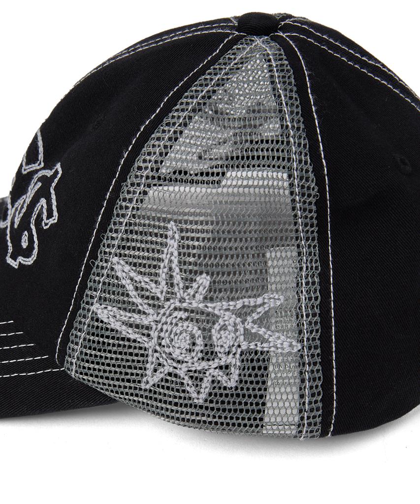 YESEYESEE Hardcore Mesh Cap Black