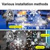 Halloween Projector Light Rotating Snow Falling Projector Lamp Waterproof Easy Installation Indoor Outdoor Holiday Night Light Projector