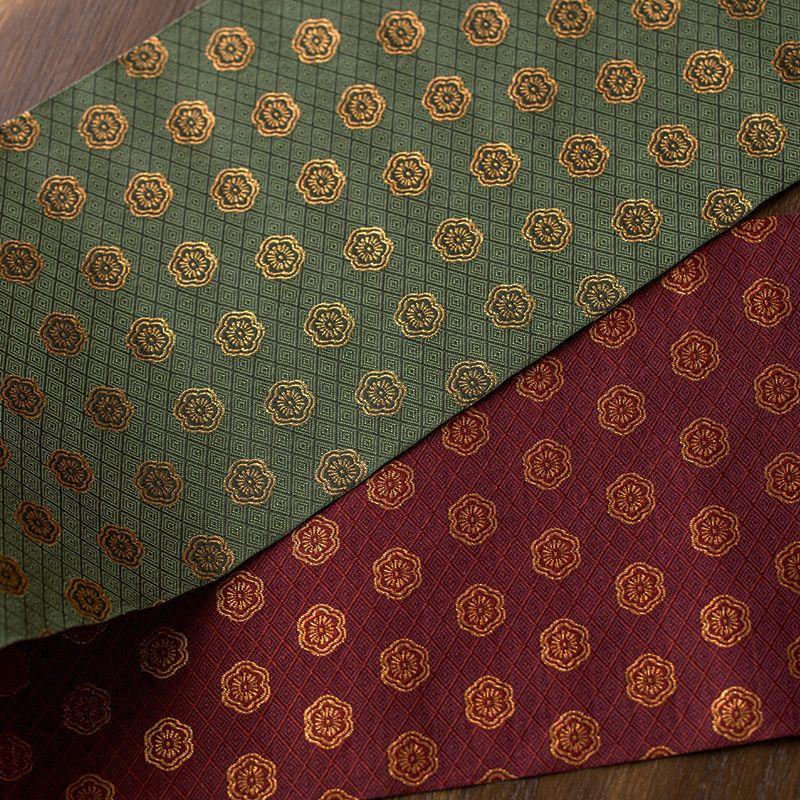 

Тибетская парча Новая китайская дорожка на стол Легкая роскошь и простота Ткань для чайной подставки Лен Дзен Чайное искусство Китайский стиль Этническая подставка на чайный стол Jinmei (red + Green) double-sided color 200*20cm