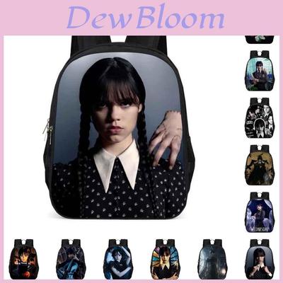 Wednesday The Adams Family Backpack Large Capacity Schoolbag Travel Bag For Kids