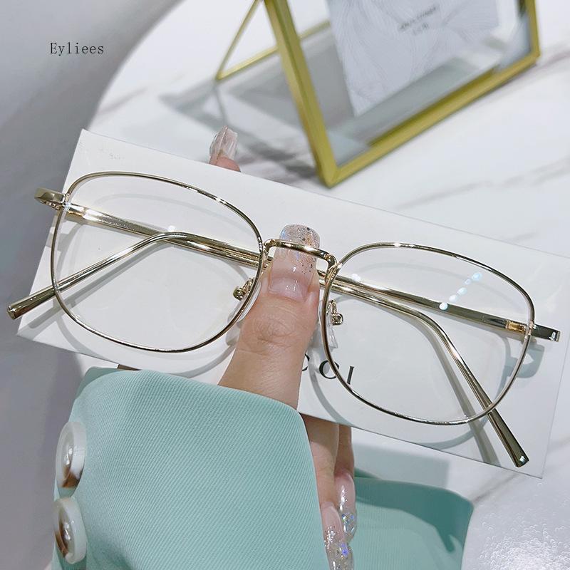 Myopia Eyeglasses with Diopter 0 To -6.0 Fashion Women Men Finished Prescription Short-sight Eyeglasses Square Frame Minus Eyewear