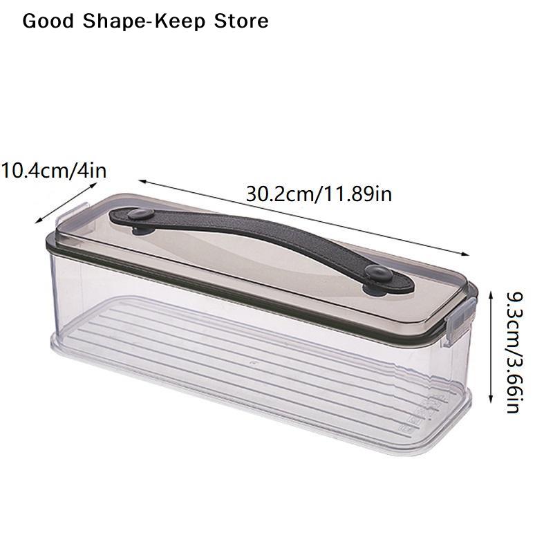 Small Food Preservation Boxes,Refrigerator Fresh-Keeping Storage Box, Fresh-Keeping Artifact,Transparent Sealed Storage Box